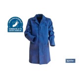 BATA AZUL OSCURA LIMEUR 100% ALGODÓN T-XXS