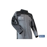 MONO DE TRABAJO BIRO 280gms/m GRIS-NEGRO T-XL