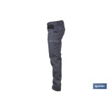 PANTALÓN DE TRABAJO LOKI ELASTANO 215 G/M2 GRIS ANTRACITA TALLA 40