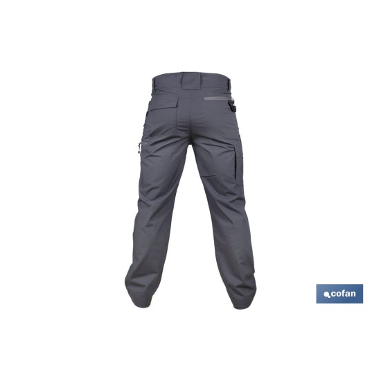 PANTALÓN DE TRABAJO LOKI ELASTANO 215 G/M2 GRIS ANTRACITA TALLA 42
