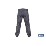 PANTALÓN DE TRABAJO LOKI ELASTANO 215 G/M2 GRIS ANTRACITA TALLA 42