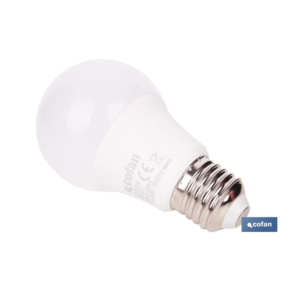 Comprar BOMBILLA LED CLASSIC E27 8 W 806 LM Cofan | almacendeferreteriacor.es