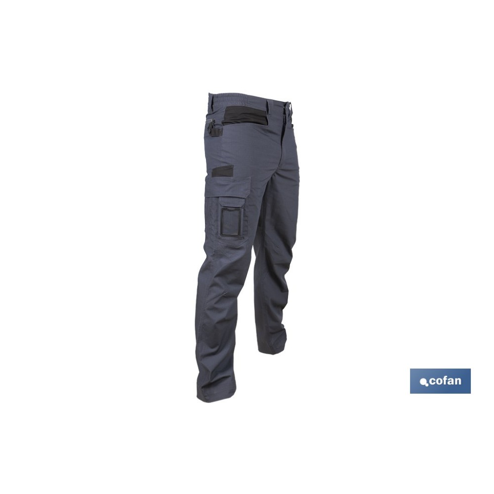 PANTALÓN DE TRABAJO LOKI ELASTANO 215 G/M2 GRIS ANTRACITA TALLA 56
