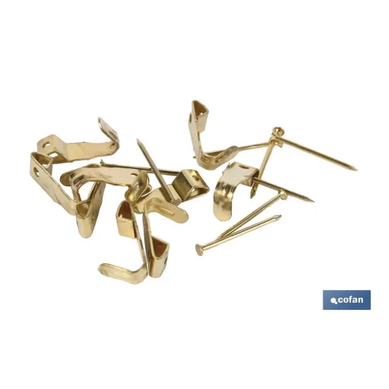 Comprar BL 7 UDS GANCHO CUELGACUADROS Nº 1  Cofan | almacendeferreteriacor.es