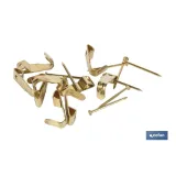Comprar BL 7 UDS GANCHO CUELGACUADROS Nº 1  Cofan | almacendeferreteriacor.es