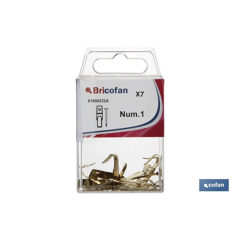 Comprar BL 3 UDS GANCHO CUELGACUADROS Nº 3  Cofan | almacendeferreteriacor.es