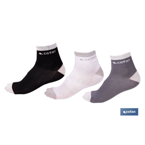 SET DE 3 PARES DE CALCETINES CAÑA MEDIA TALLAS 42-46