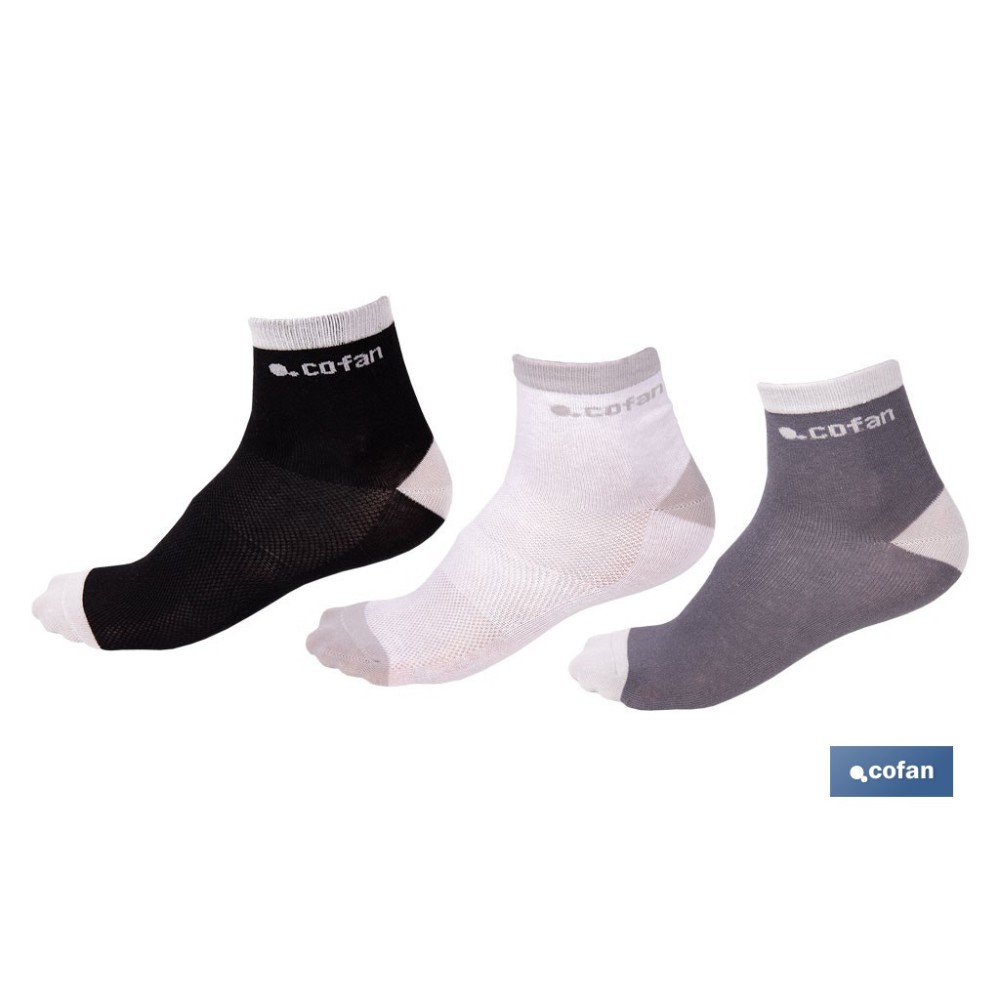 SET DE 3 PARES DE CALCETINES CAÑA MEDIA TALLAS 36-41