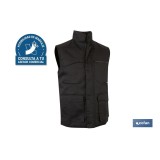 CHALECO MULTIBOLS. ACOLCHADO COLT 245gms/m NEGRO T-XL