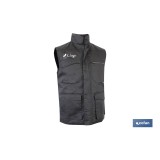 CHALECO MULTIBOLS. ACOLCHADO COLT 245gms/m NEGRO T-XL