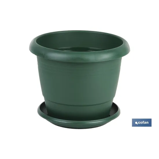 Comprar MACETA VERDE MODELO GARDENIA 25X20. Cofan | almacendeferreteriacor.es