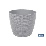 Comprar MACETA O MACETERO TRENZADA COLOR GR Cofan | almacendeferreteriacor.es