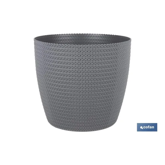 Comprar MACETA O MACETERO TRENZADA COLOR GR Cofan | almacendeferreteriacor.es