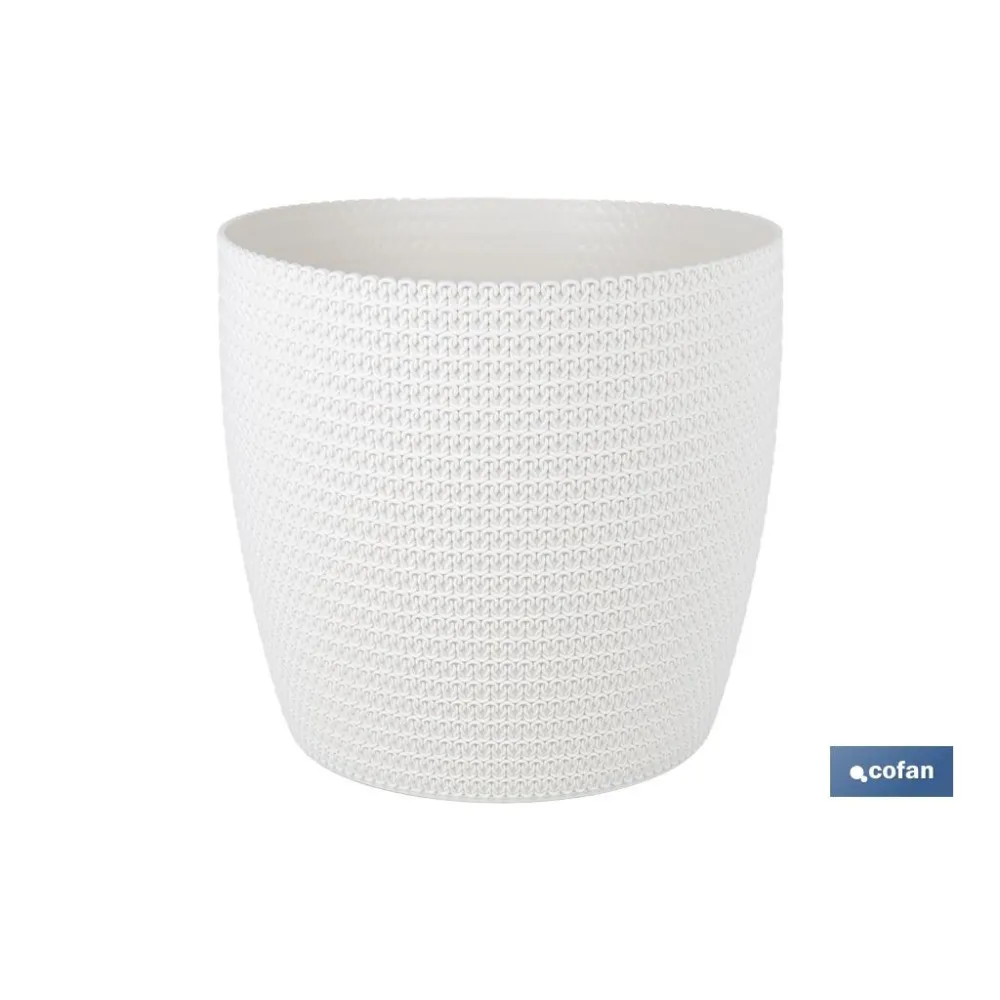 Comprar MACETA O MACETERO TRENZADA COLOR BE Cofan | almacendeferreteriacor.es
