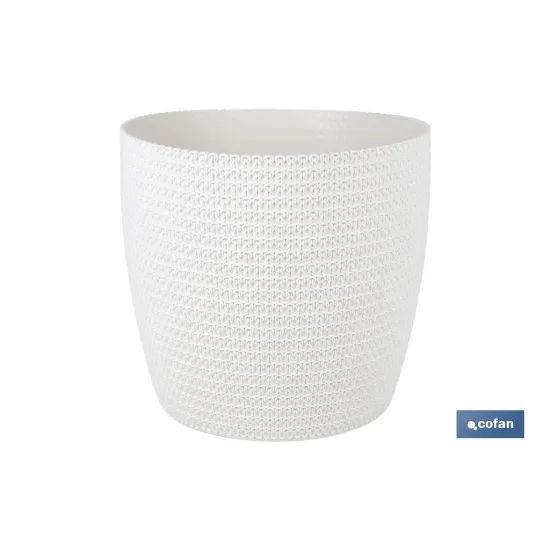 Comprar MACETA O MACETERO TRENZADA COLOR BE Cofan | almacendeferreteriacor.es