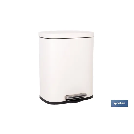 Comprar CUBO DE BASURA BEIGE CON PEDAL Y CU Cofan | almacendeferreteriacor.es