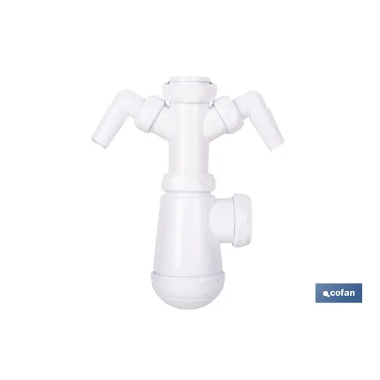 Comprar SIFÓN DE BOTELLA CON SALIDA Ø32-40  Cofan | almacendeferreteriacor.es