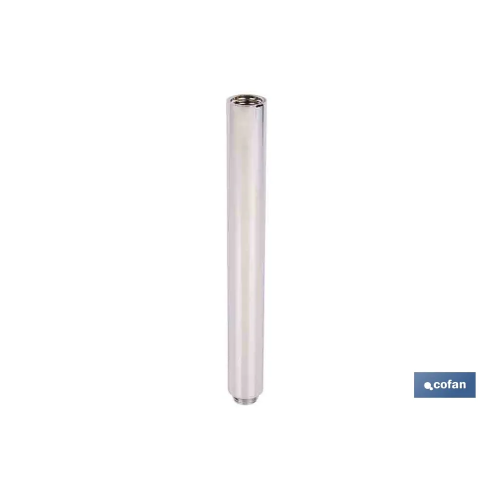 TUBO ALARGADOR DE DUCHA CROMADO M18 Ø24 200 MM