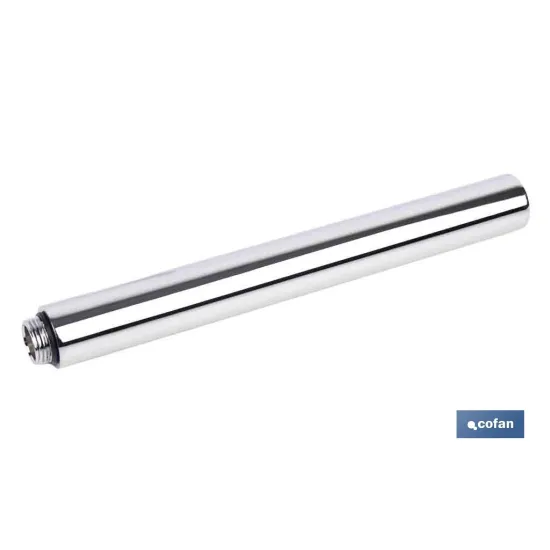 TUBO ALARGADOR DE DUCHA CROMADO M18 Ø24 200 MM