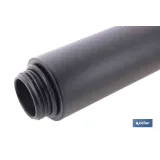 TUBO ALARGADOR DE DUCHA NEGRO M18 Ø24 200 MM