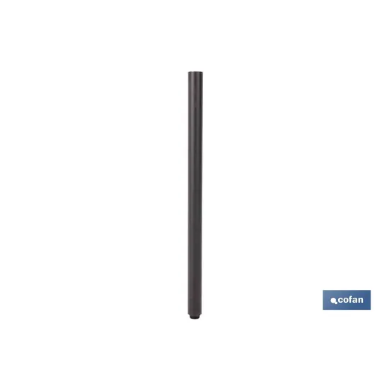 TUBO ALARGADOR DE DUCHA NEGRO M18 Ø24 400 MM