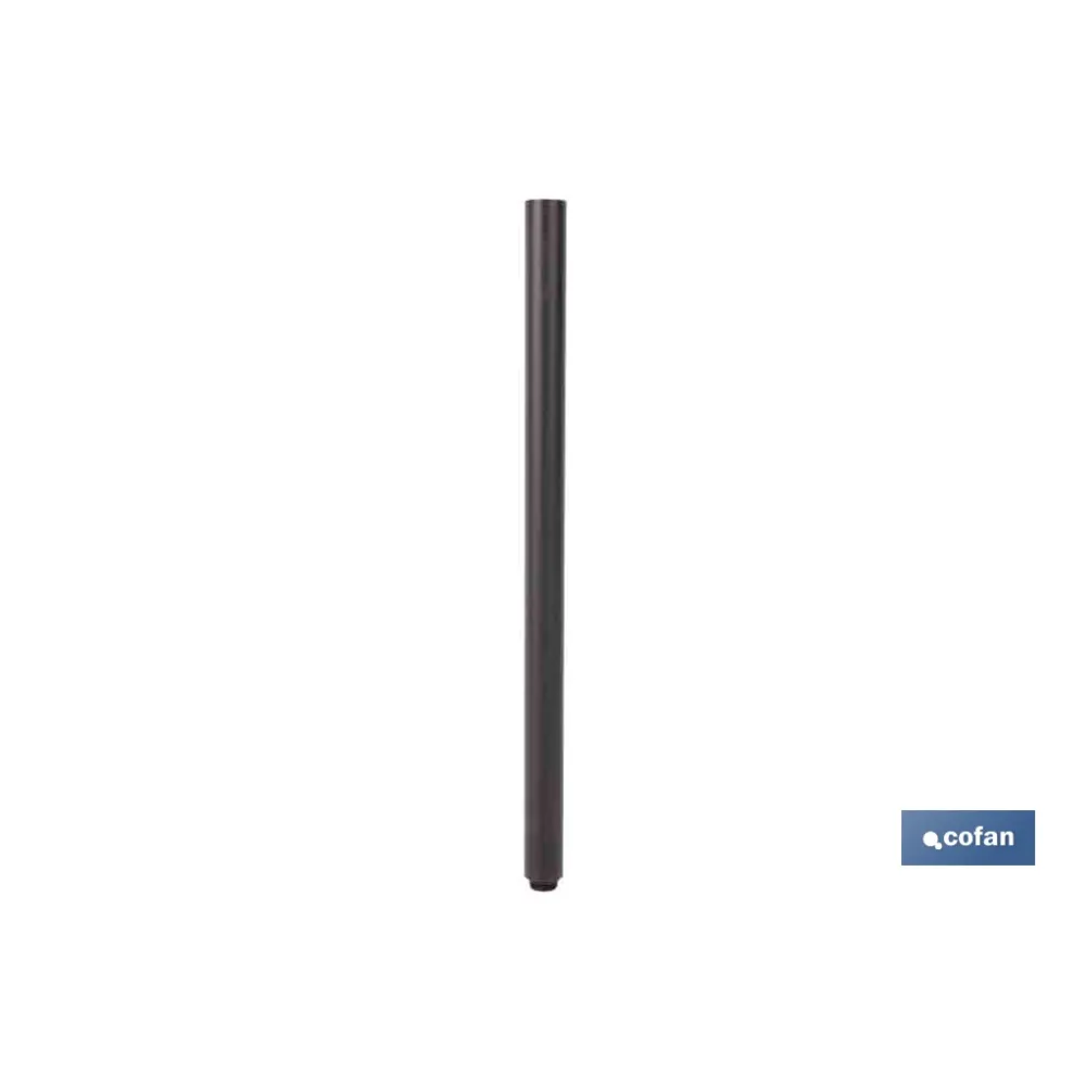 TUBO ALARGADOR DE DUCHA NEGRO M18 Ø24 400 MM