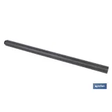 TUBO ALARGADOR DE DUCHA NEGRO M18 Ø24 400 MM