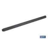 TUBO ALARGADOR DE DUCHA NEGRO M18 Ø24 400 MM
