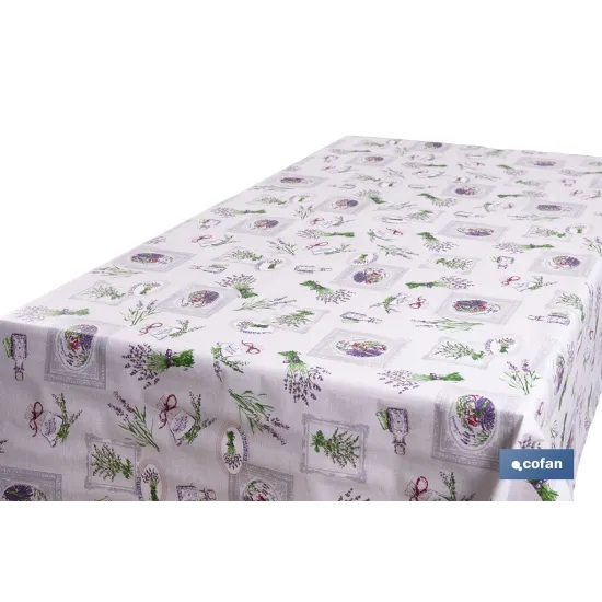 ROLLO DE HULE DISEÑO LAVANDA 1,40 x 25 M
