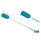 PLUMERO DE MICROFIBRA CON MANGO TELESCOPICO 27 CM LARGO TOTAL 76 CM