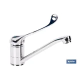 GRIFO DE COCINA MONOMANDO CON MANETA HIGIÉNICA