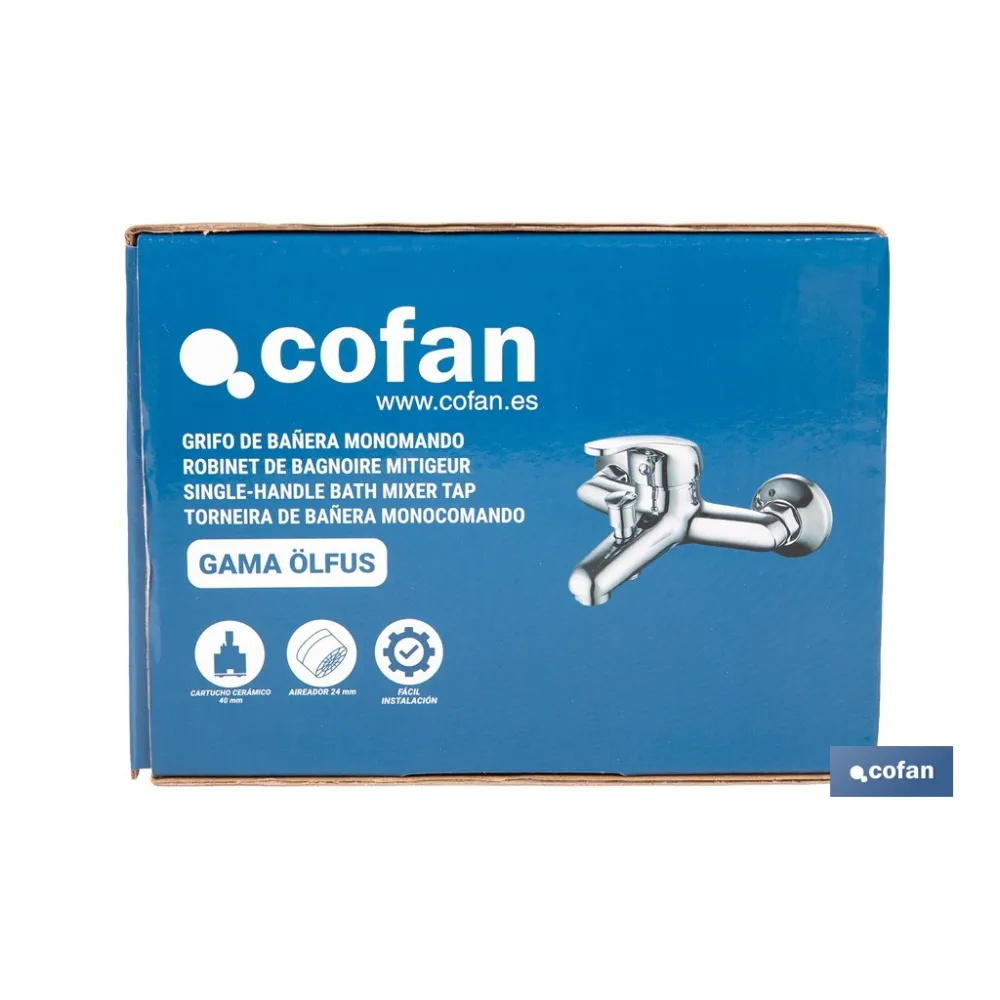 GRIFO MONOMANDO BAÑERA GAMA ÖLFUS 40 MM
