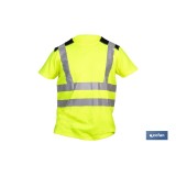 CAMISETA DE ALTA VISIBILIDAD MODELO ATLAS AMARILLA Y NEGRA TALLA XXXL