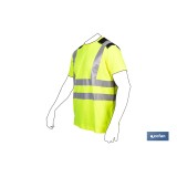 CAMISETA DE ALTA VISIBILIDAD MODELO ATLAS AMARILLA Y NEGRA TALLA XXXL
