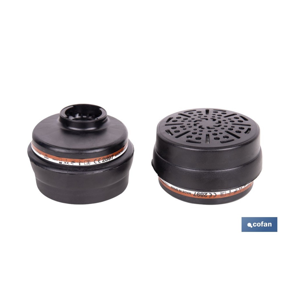 SET DE 2 FILTROS TIPO A1P3 (ADAPTABLES A MÁSCARA FACIAL)