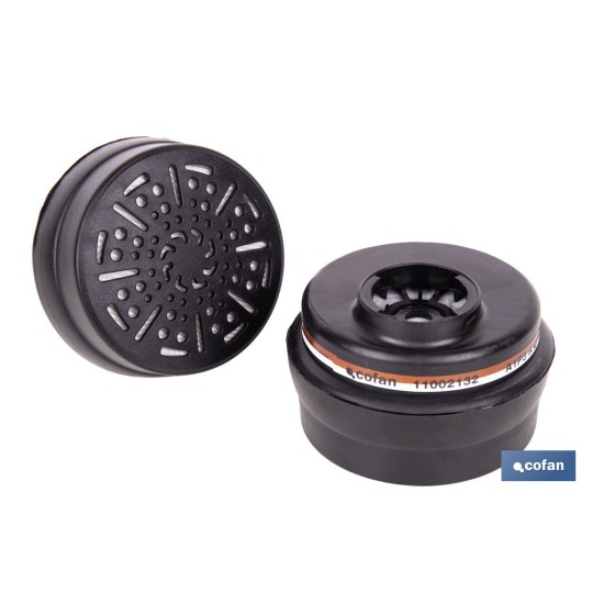 SET DE 2 FILTROS TIPO A1P3 (ADAPTABLES A MÁSCARA FACIAL)