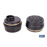 SET DE 2 FILTROS TIPO ABEK1P3 (ADAPTABLES A MÁSCARA FACIAL)
