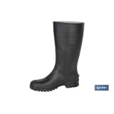 BOTA ALTA DE AGUA PVC NEGRA TALLA 44