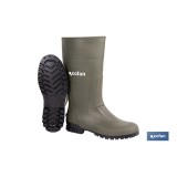 BOTA ALTA DE AGUA PVC VERDE TALLA 48