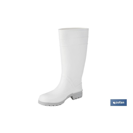 BOTA AGUA PVC BLANCA TALLA 37