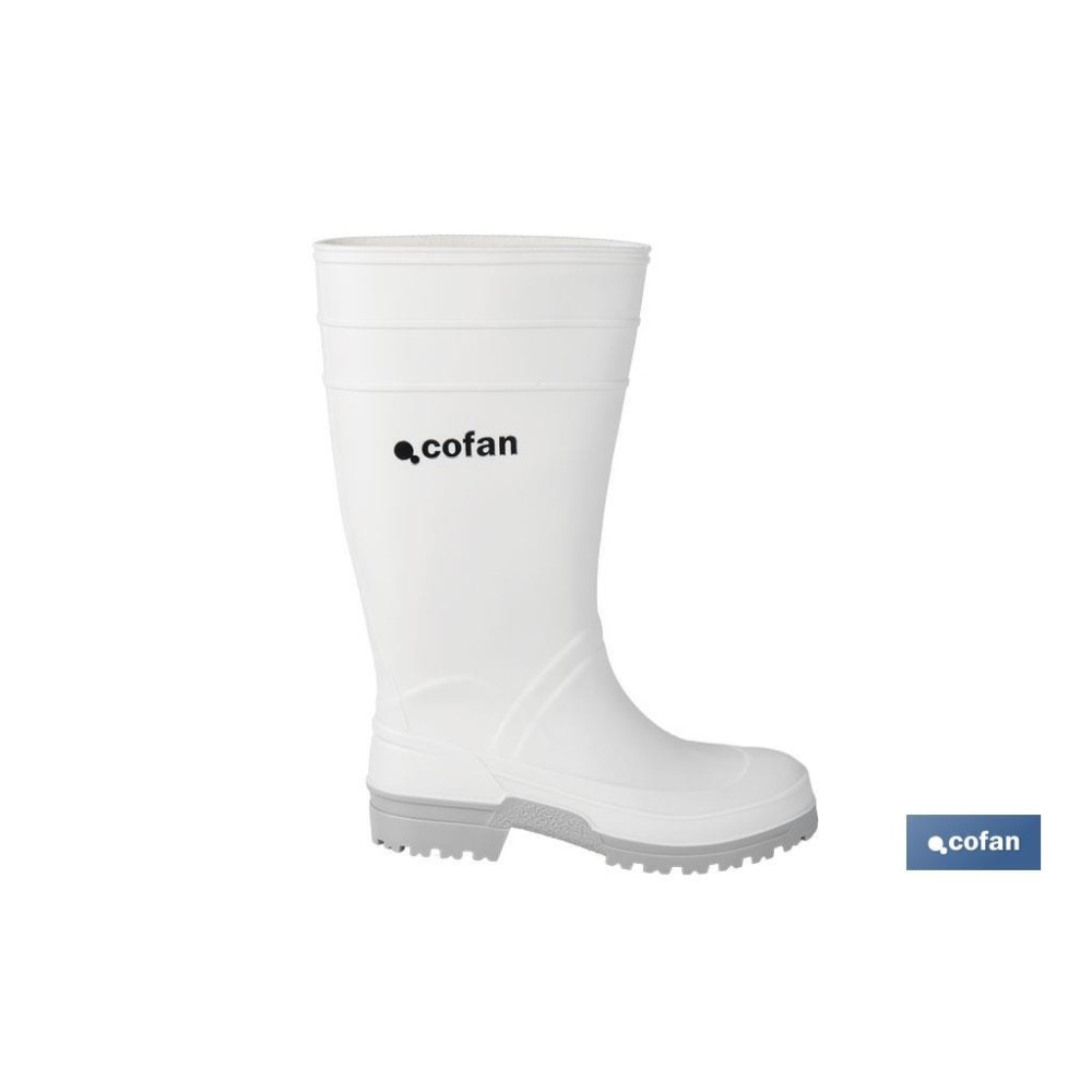 BOTA AGUA PVC BLANCA TALLA 41