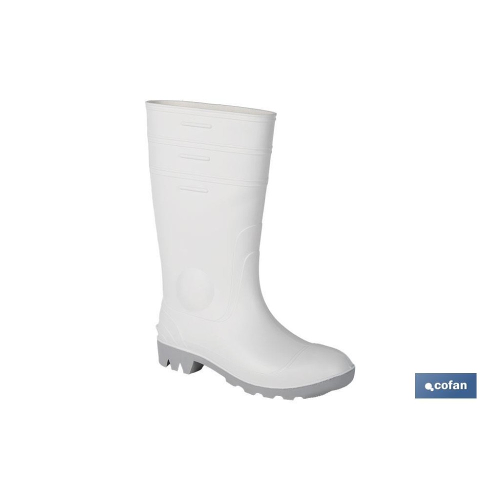 BOTA AGUA ALTA SEGUR. S-4 BLANCA T-45