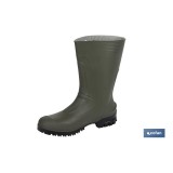 BOTA PVC VERDE MEDIA CAÑA TALLA 44