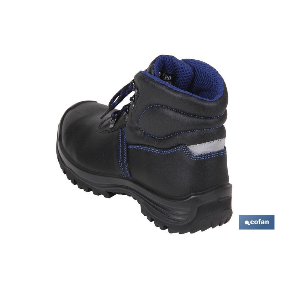 BOTA PIEL NEGRO S3 MODELO ISKUR T 38