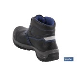 BOTA PIEL NEGRO CIERRE VELCRO S3 MODELO URIAN T 39