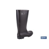 BOTA ALTA DE AGUA PVC NEGRA OB FO SR TALLA 38