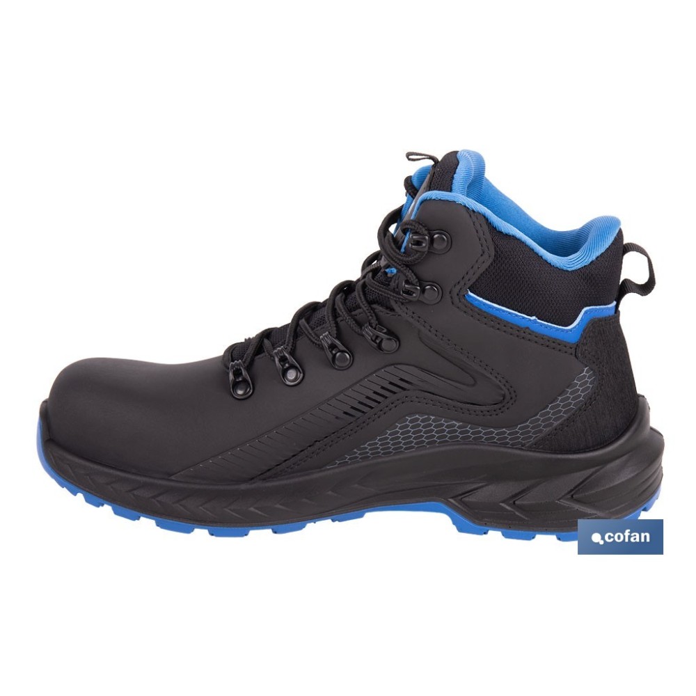 BOTA SPORT S3L FO SR AZUL/NEGRO MODELO NAMUR TALLA 38