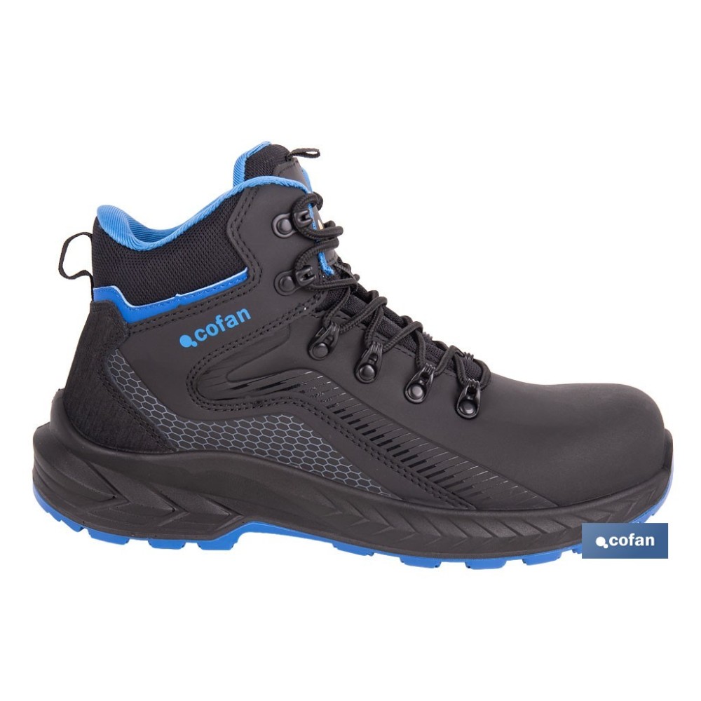 BOTA SPORT S3L FO SR AZUL/NEGRO MODELO NAMUR TALLA 47