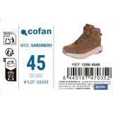 BOTA DE TREKKING MARRÓN MODELO SARDINERO TALLA 45
