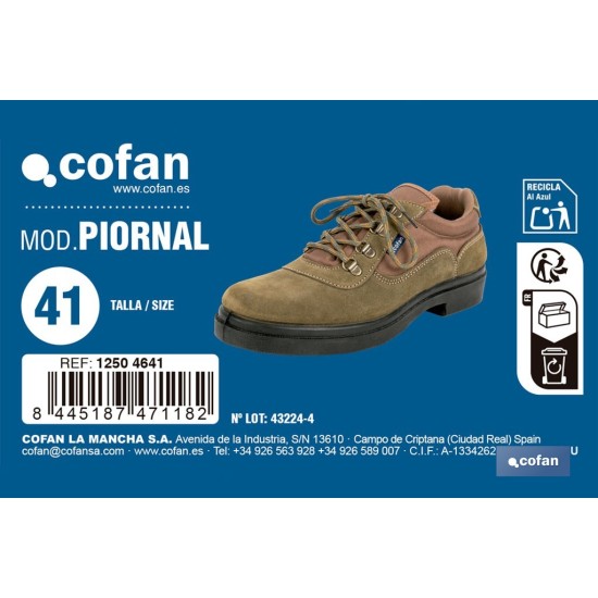 ZAPATILLAS TREKKING KAKI MODELO PIORNAL TALLA 41